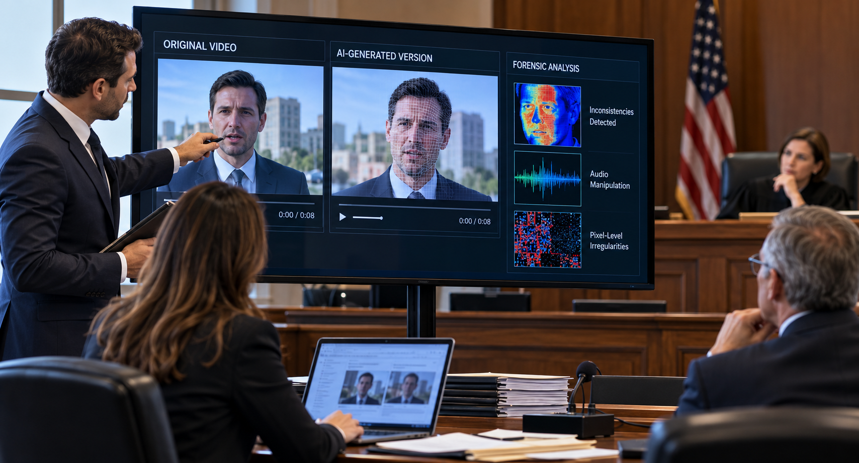 AI-Generated Evidence in Court- How Deepfakes Challenge Trust